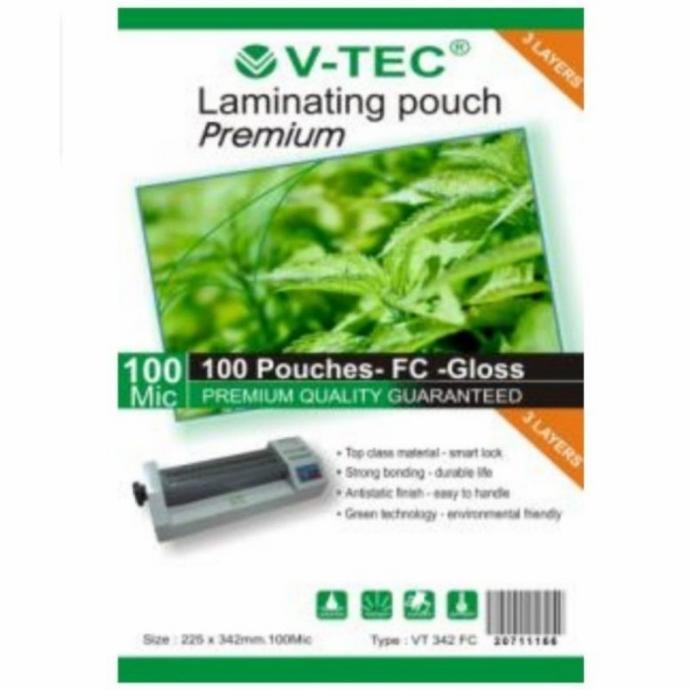 

LINDU V-TEC PLASTIK LAMINATING VT-342 FOLIO