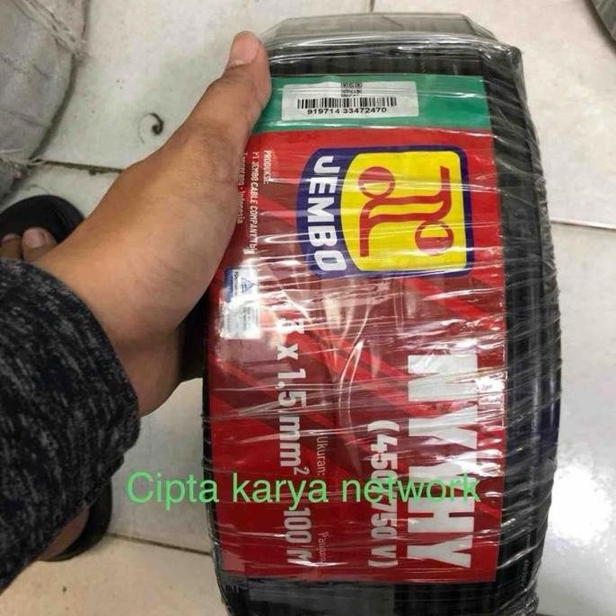 Kabel Jembo Nyyhy 3X1.5 100M / Jembo Nyyhy 3X1,5 100M Serabut Hitam