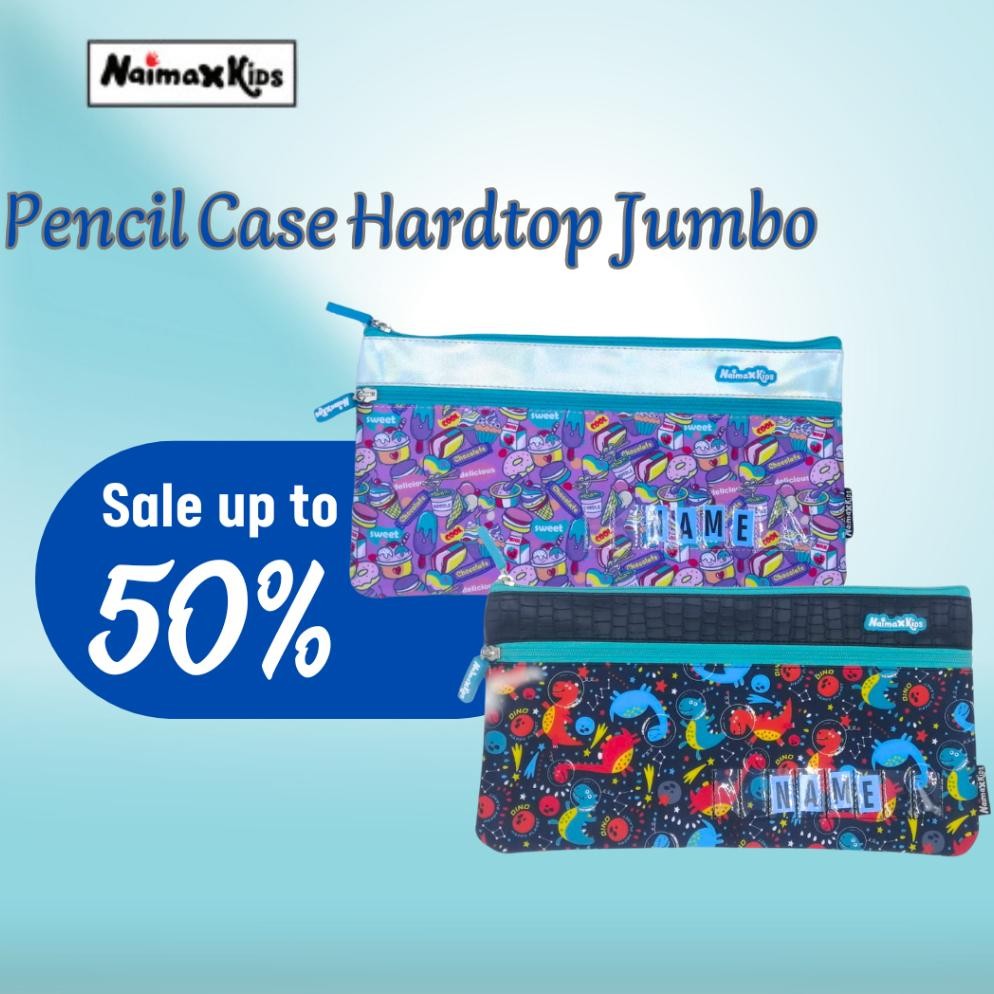 

LINDU Naimax Kids Pencil Case Hardtop Jumbo Laki Laki Perempuan