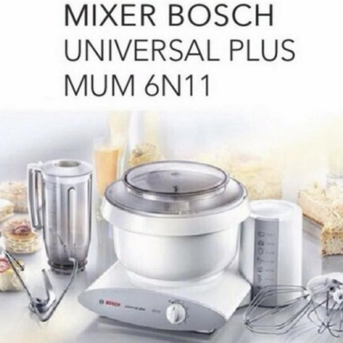 Tersedia ORIGINAL MIXER BOSCH UNIVERSAL PLUS 6N11 BONUS MENARIK + GARANSI