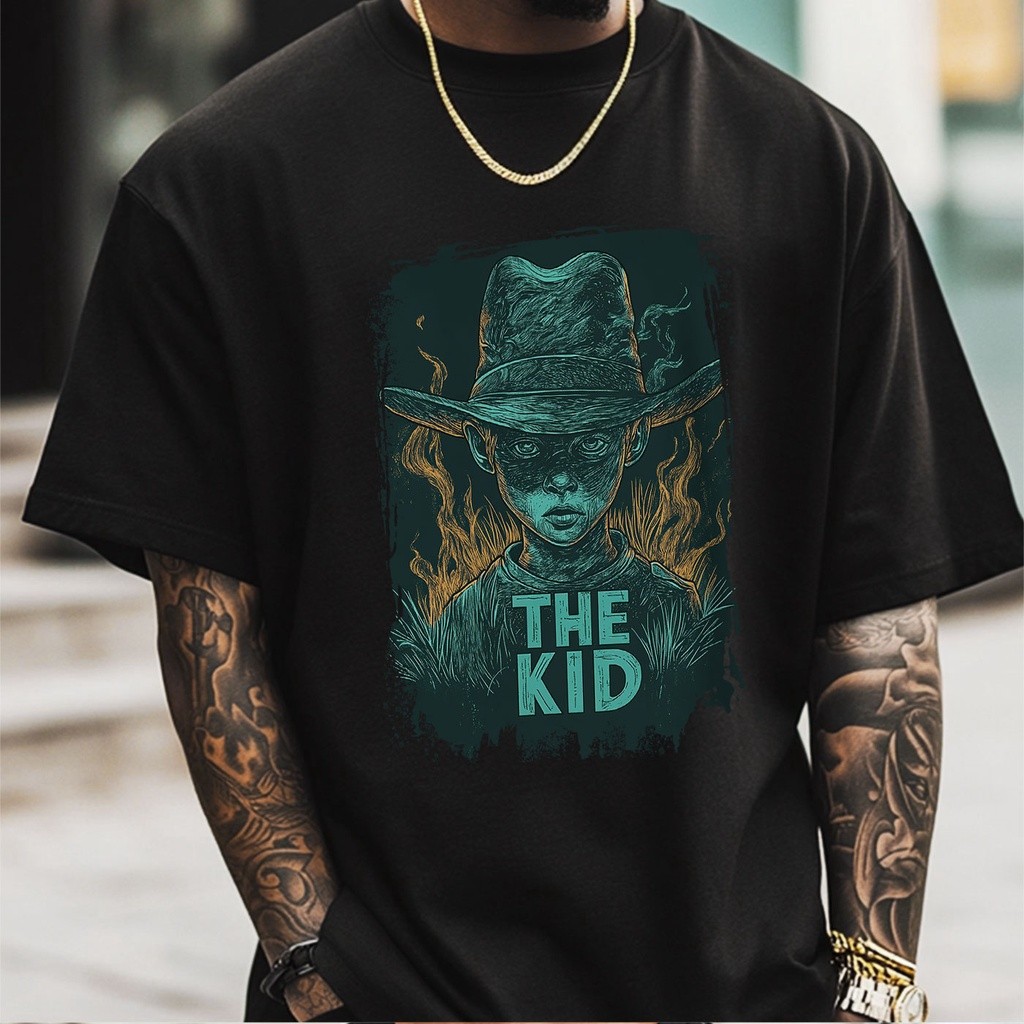 TenangMurah Kaos Oversize Wanita Baju ︱kaos lucu wanita︱Remaja Bola Besi di Tengah Api