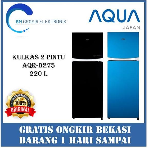 Tersedia AQUA AQR D 275 KULKAS (2 PINTU)