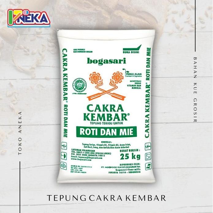 

Terlaris Tepung Terigu Cakra Kembar 1 Ball 25Kg