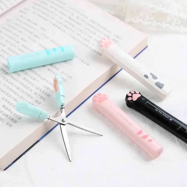 

Twingo Portable Folding Cat'S Paw Scissors Stainless Steel Art Tool