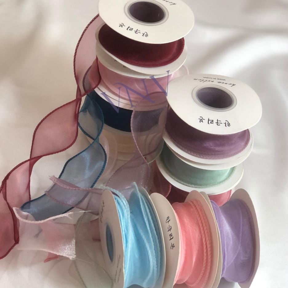 

Pita Buket Pita Kado Pita Korea Pita Organza Fishtail Ribbon 4 Cm Dengan Core