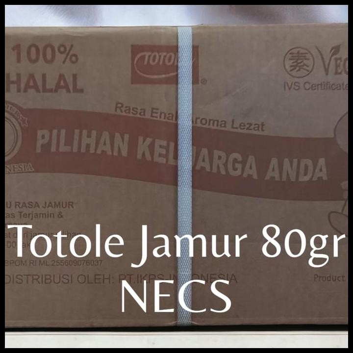 

Terlaris Totole Kaldu Jamur 80 Gram 1 Karton Good Quality