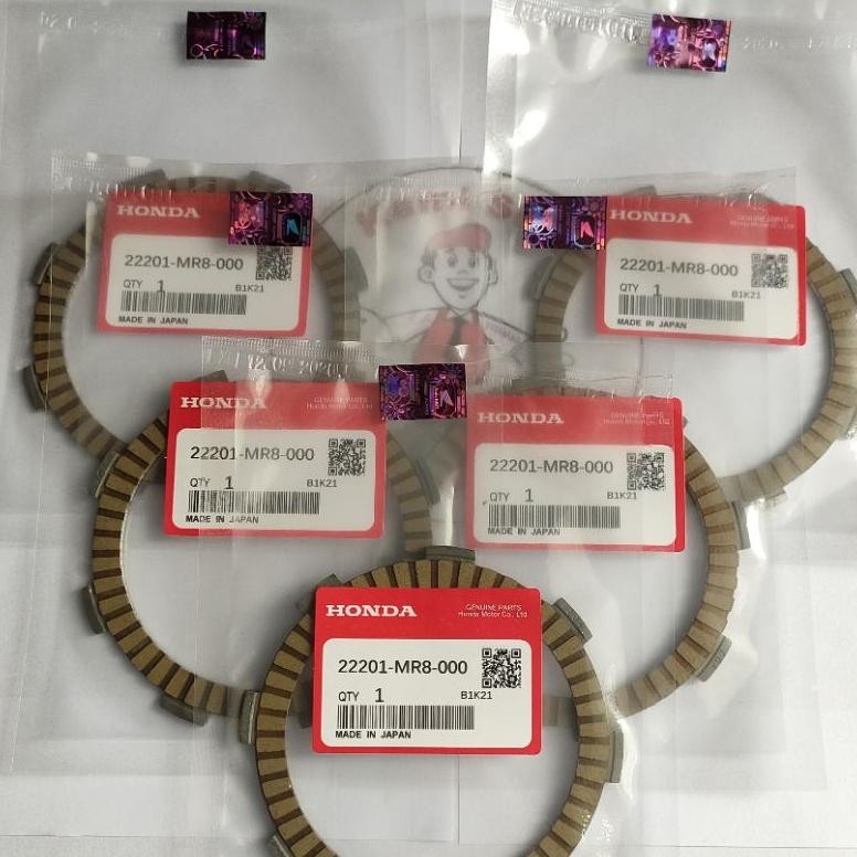 Termurah 22201-Mr8-000 Kampas Kopling Disk Clutch Friction Megapro Monoshock Verza Crf 150 L Origina