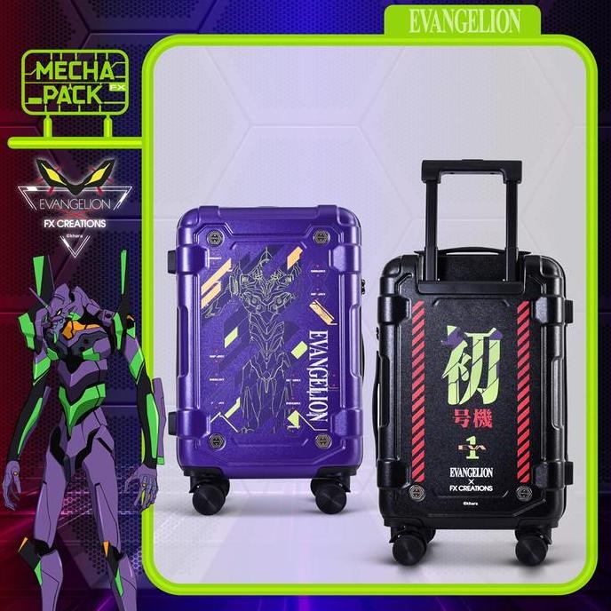 Koper Evangelion X Fx Creations 20 Inch Luggage Special Edition