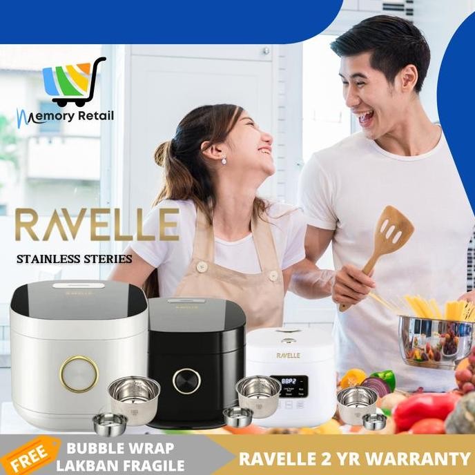 Tersedia RAVELLE Rice Cooker Mewah Elegan Low Carbo