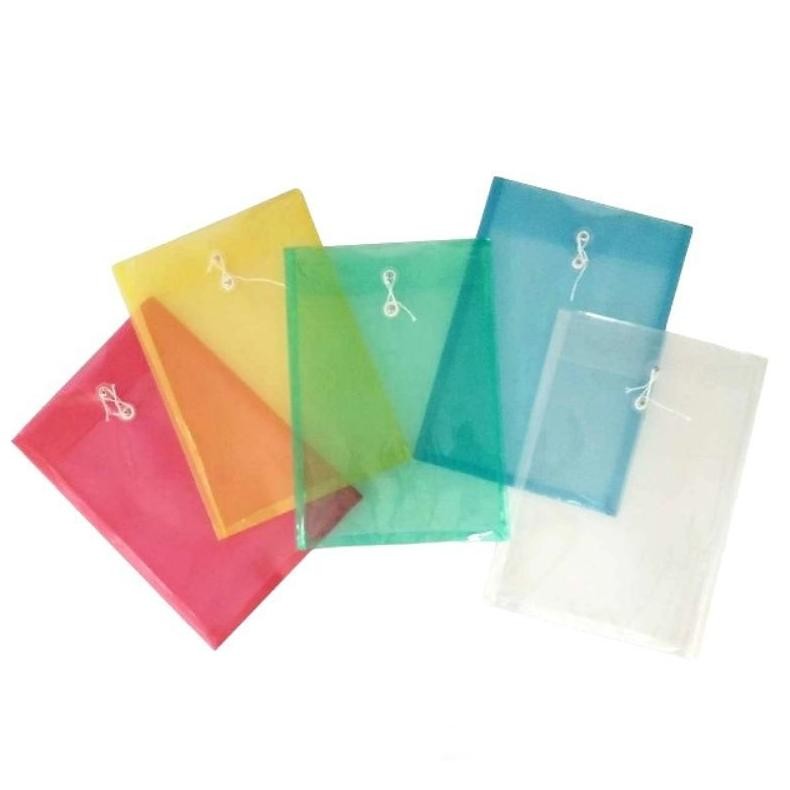 

Er-87 Ukd- Big Sale!!! Per Pak Isi 12 Jenia Map Tali Clear Folio Plastik Warna Warni / Map Tali Premium Sale