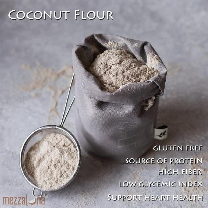 

Grosir Tepung Kelapa Organik Mezzaluna 1000Gr 1Kg Organic Coconut Flour Diet Keto 1 Kg