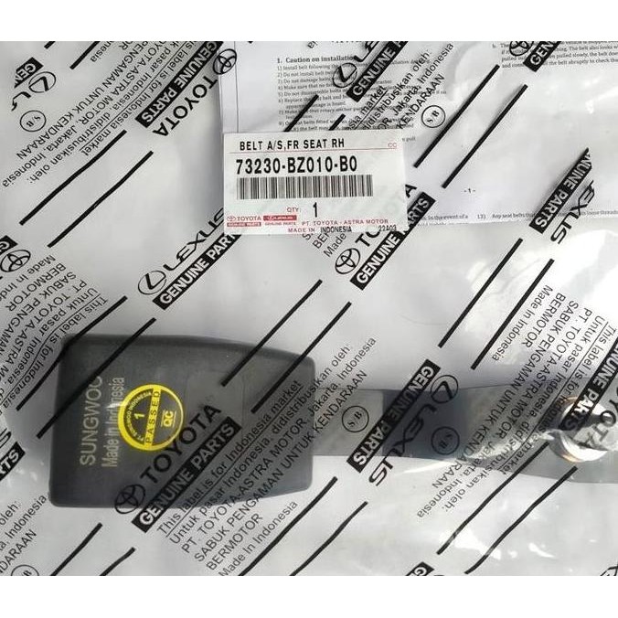 Colokan Safety Belt / Seat Belt Hitam Avanza Xenia Forsale