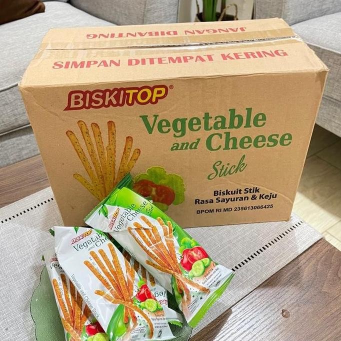 

Murah 1 Karton Stick Vegetable Cheese Biskitop Isi 40Picis - Bisa Bayar Cod