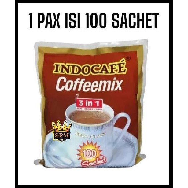 

Terlaris Isi 100Pc ~Sbm~ Kopi Indocafe Coffeemix 3In1 Pack Coffee Coffe Robusta Good Quality