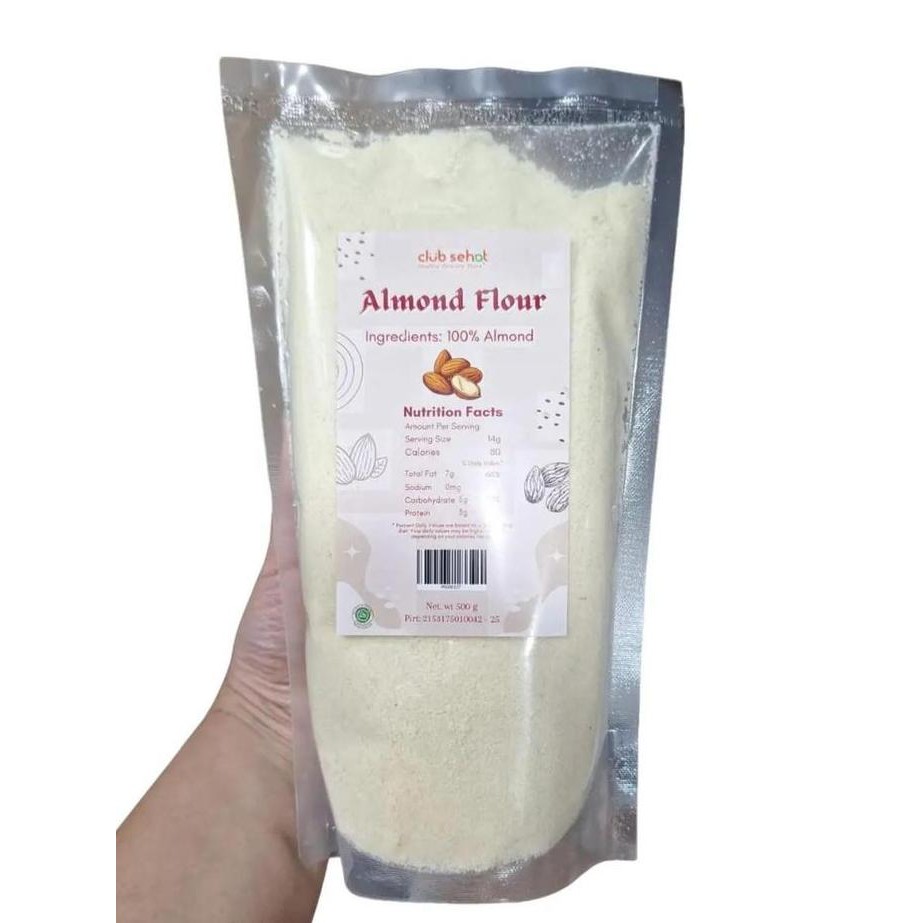

Grosir Club Sehat Almond Flour Tepung Almond 500Gr