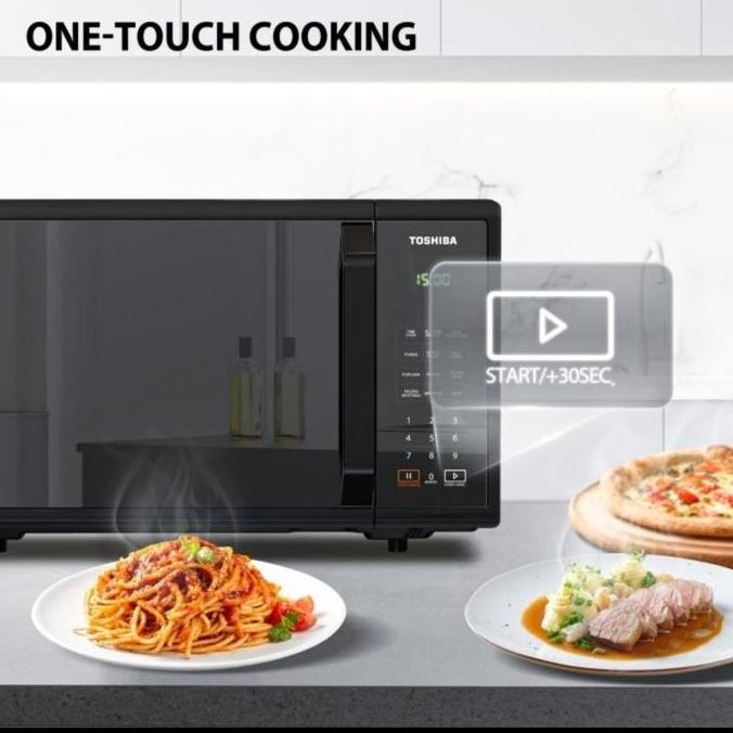 Murah Microwave Toshiba Mm-Eg24P(Bm) / Microwave Oven Toshiba 23Liter Grill