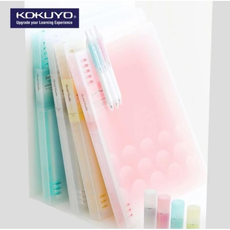 

LINDU KOKUYO WSG-RUYP61 Pastel Cookies, 8 Ring Binder Notebook B5 (Max 100)