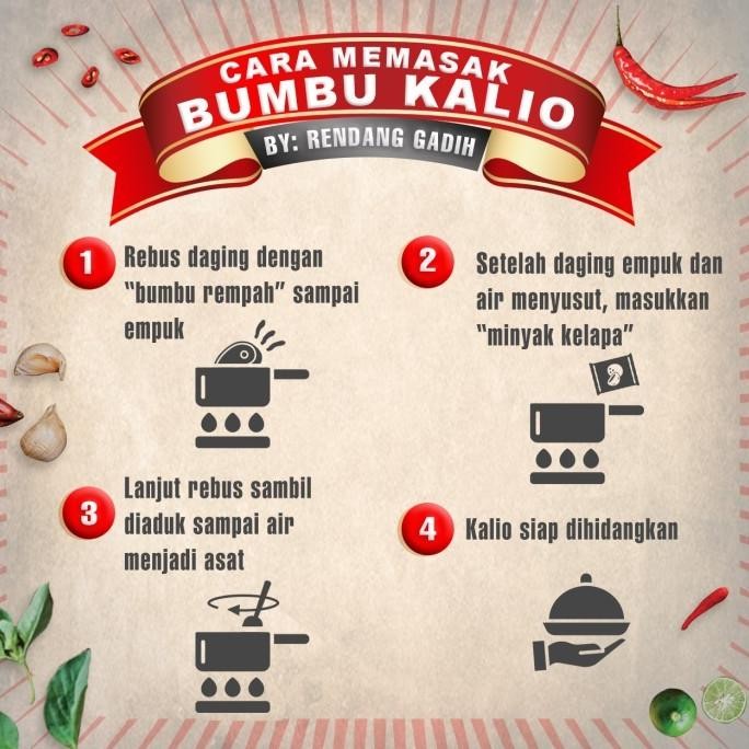 

Bumbu Kalio Instan - Rendang Gadih L88