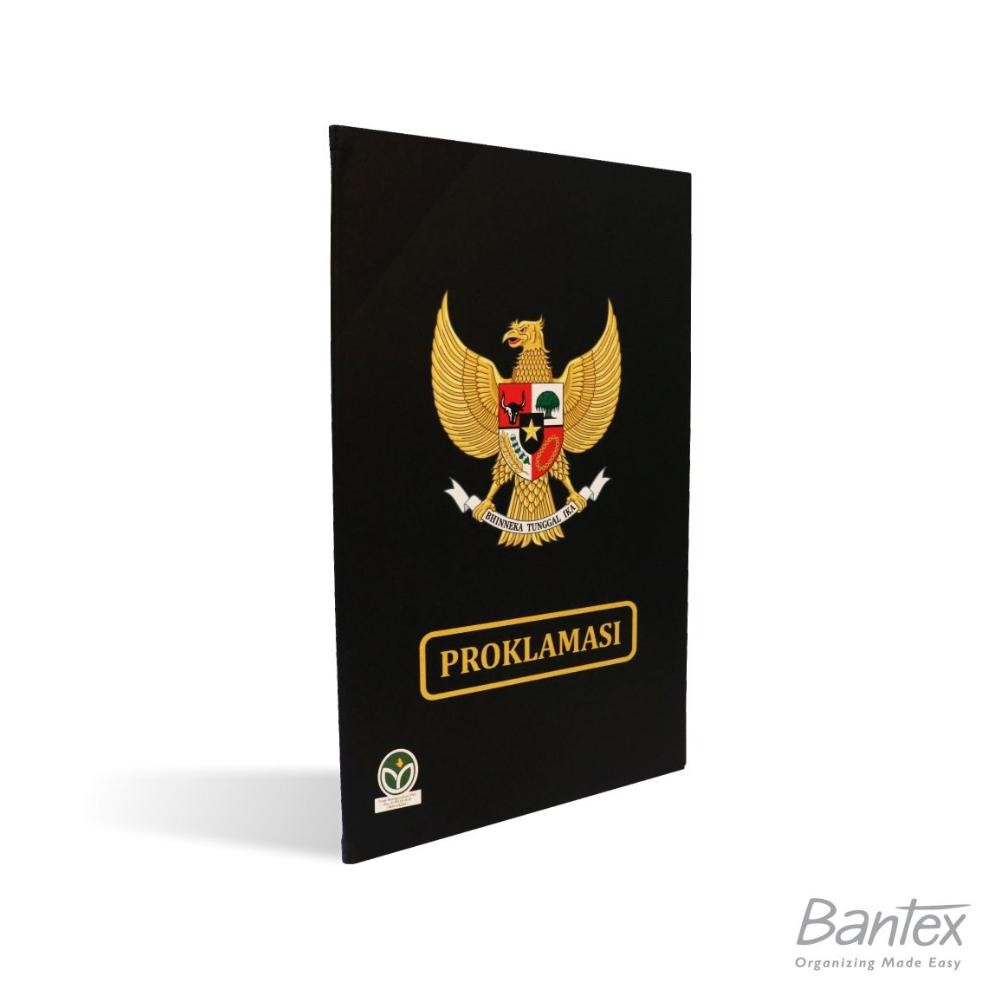 

LINDU Bantex Map Upacara 'Proklamasi' Folio 2 Pocket Black - 1051 10