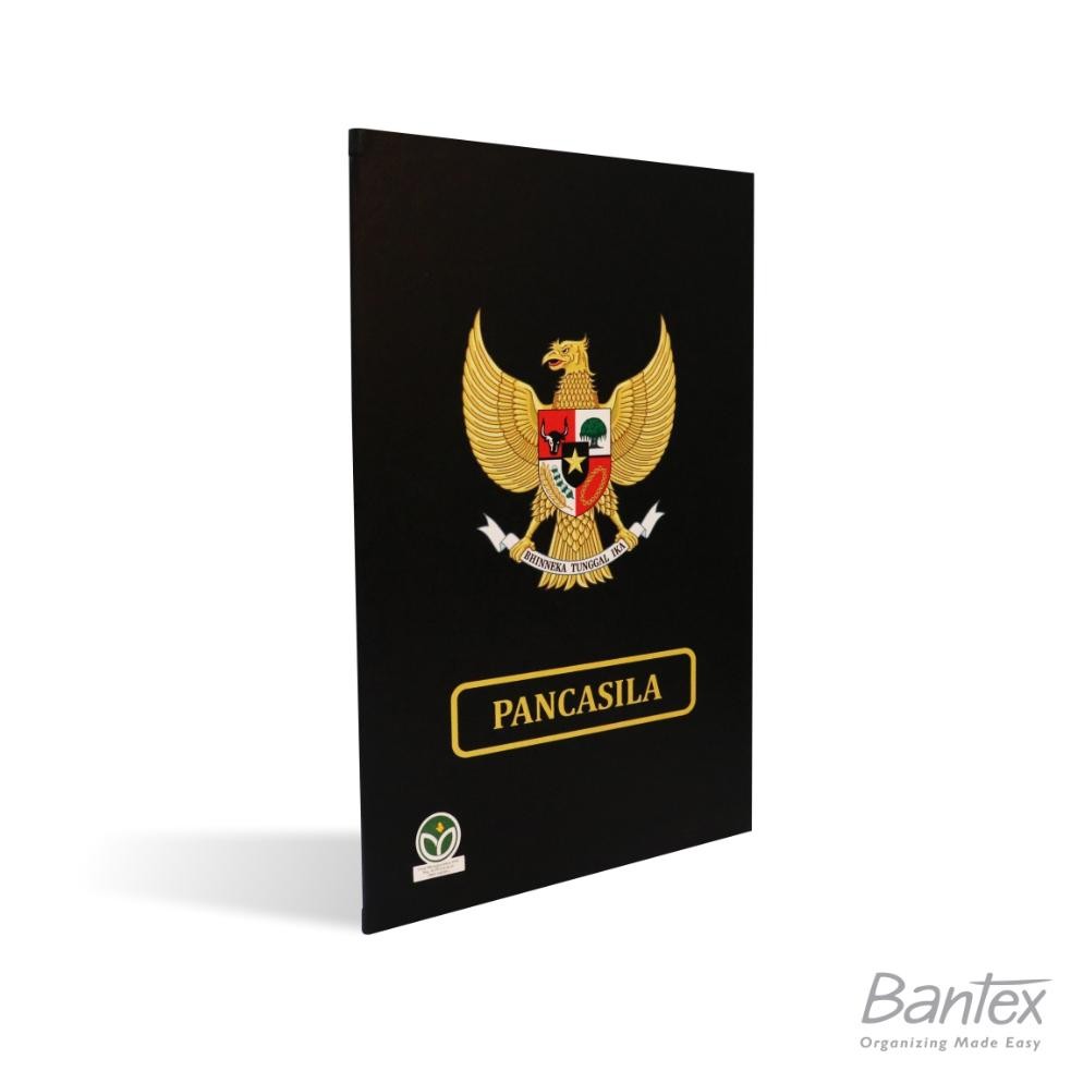

LINDU Bantex Map Upacara 'Pancasila' Folio 2 Pocket Black - 1053 10