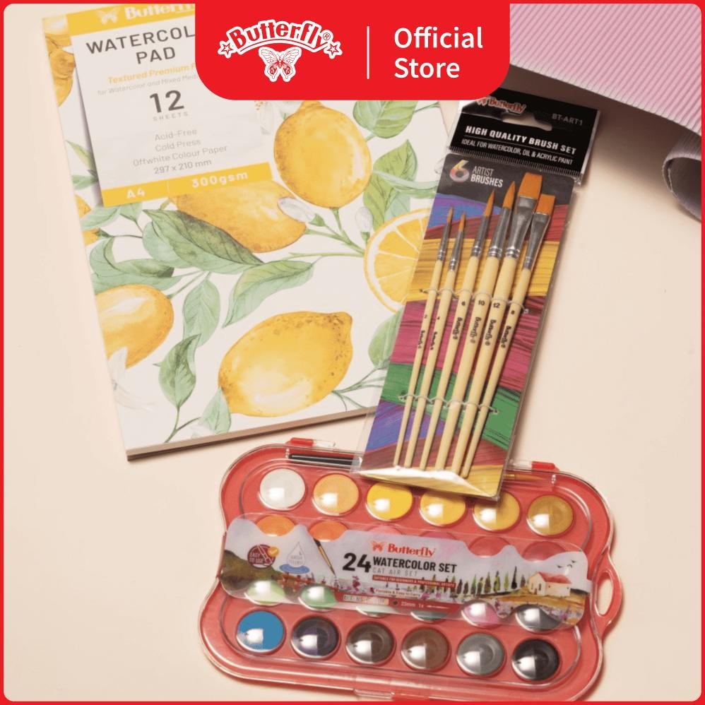 

LINDU Butterfly Watercolor Starter Pack
