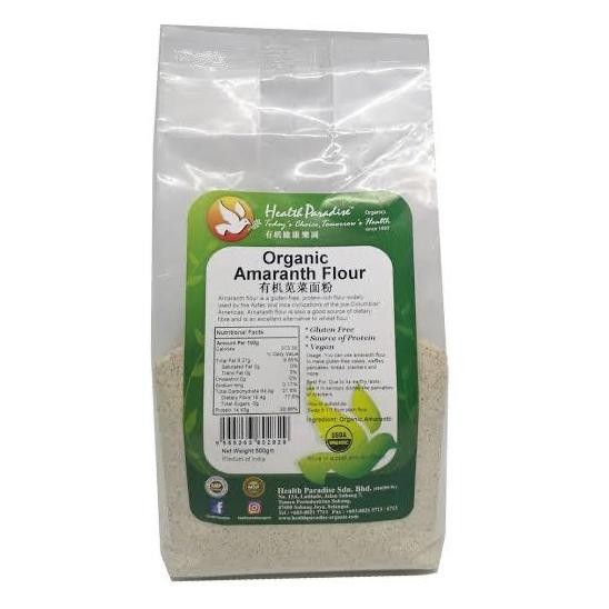 

Terlaris Health Paradise Organic Amaranth Flour 500G /Tepung Gfcf Amaranth