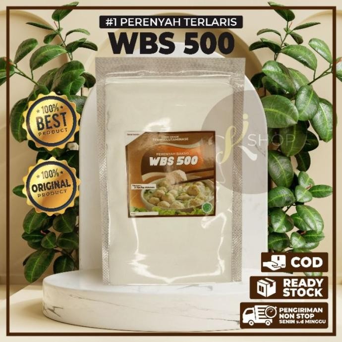 

Terlaris Original 50Gr Enzim Wbs 500 | Perenyah Bakso | Penyakrek | Membuat