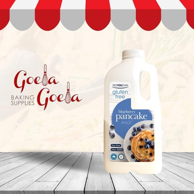 

Grosir Pancake / Tepung Pancake Blueberry Yes You Can / Gluten Free