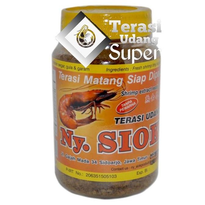 

TERASI UDANG NY. SIOK MATANG / TERASI UDANG SIOK/TRASI NY SIOK ORI H85