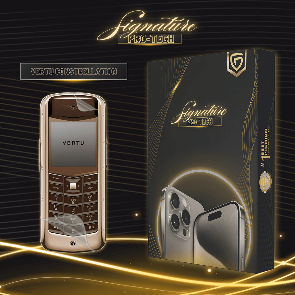 UniGet SIGNATURE PRO-TECH - Premium Anti-Scratch Protector for Vertu Constellation / Screen Guard Ca