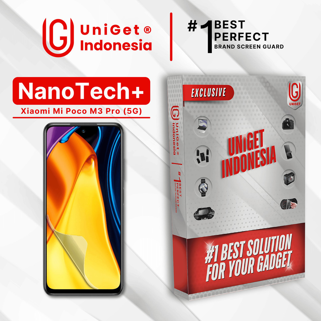 UniGet EPU BIO GENESIS Hydrogel for Xiaomi POCO M3 Pro 5G / Screen Guard (Nanotech+ 100% Recycle) Pr