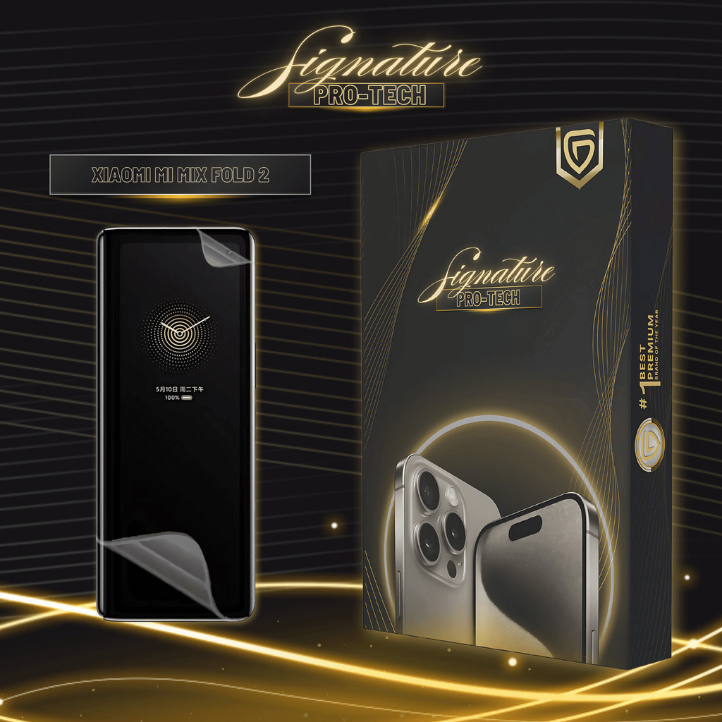 UniGet SIGNATURE PRO-TECH - Premium Anti-Scratch Protector for Xiaomi Mi MIX Fold 2 / Screen Guard C