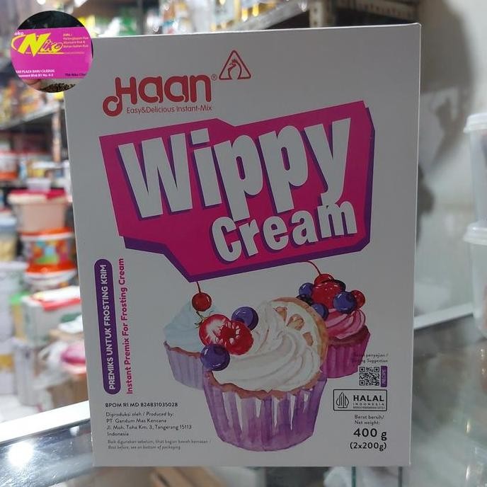 

Terlaris Haan Wippy Cream 400Gr Dus Khusus Grab Dan Gojek