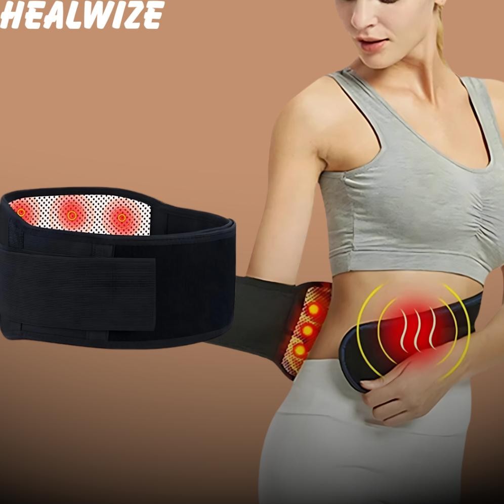 Alat Terapi Pinggang Sabuk Terapi Korset Terapi Pinggang Syaraf Kejepit Tourmaline Original