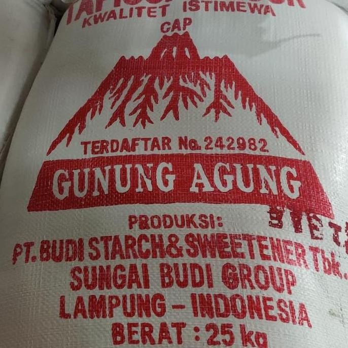 

Terlaris Tepung Tapioka Sagu Cap Gunung Agung Bal 25Kg