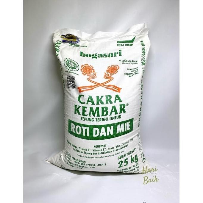 

Terlaris Terigu Cakra Kembar Isi 25Kg