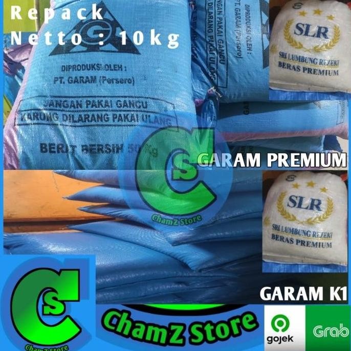Terlaris Garam Ikan 10Kg / Garam Ikan Premium Repack 10Kg / Garam Ikan Premium