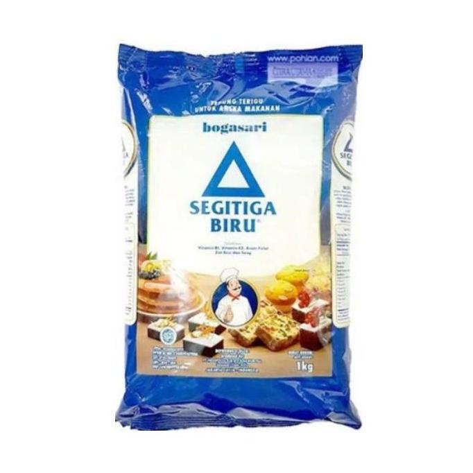 

Terlaris Tepung Segitiga Biru Premium 1 Kg - Dus Carton 12X1 Kg - Grosir