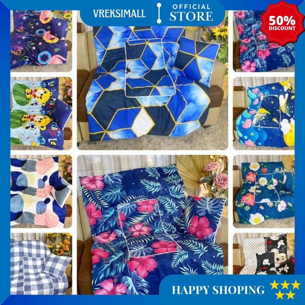 Bantal Selimut/Balmut (2 In 1) Bisa Jadi Selimut Dilipat Jadi Bantal / Balmut Dewasa/Anak Bantal Sel