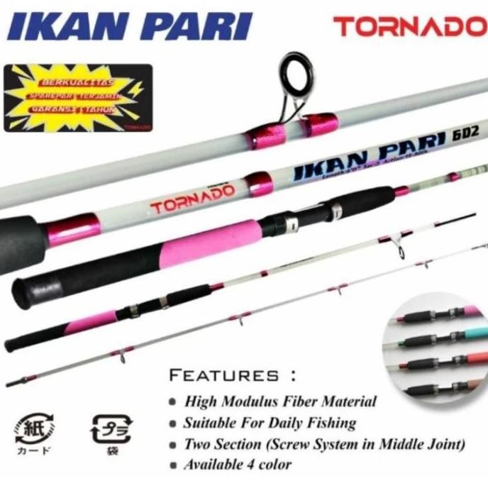 

Terlaris Joran Fiber Drat Diploma Tornado 240Cm 50Lb
