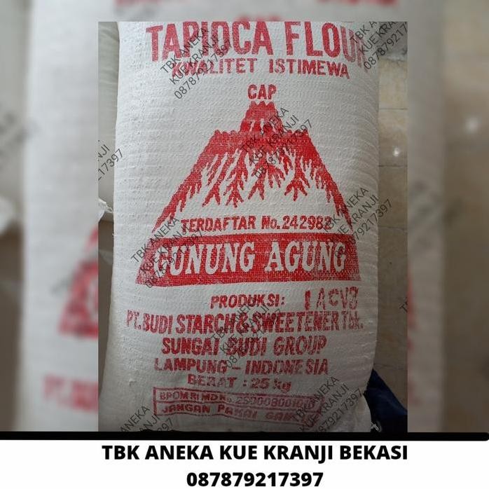 

Terlaris Sagu Cap Gunung 25 Kg/Tepung Tapioca Via Gojek