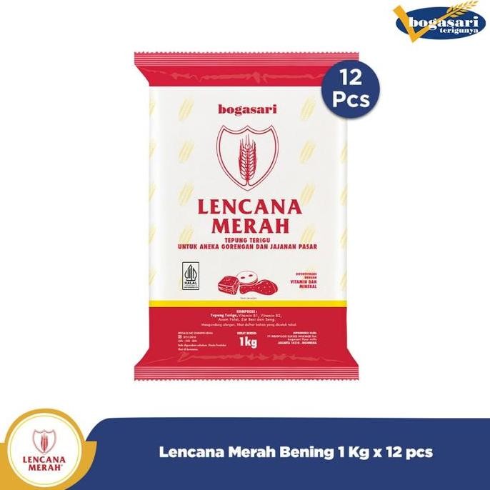 

Terlaris Ctn - Bogasari Lencana Merah Bening 1 Kg