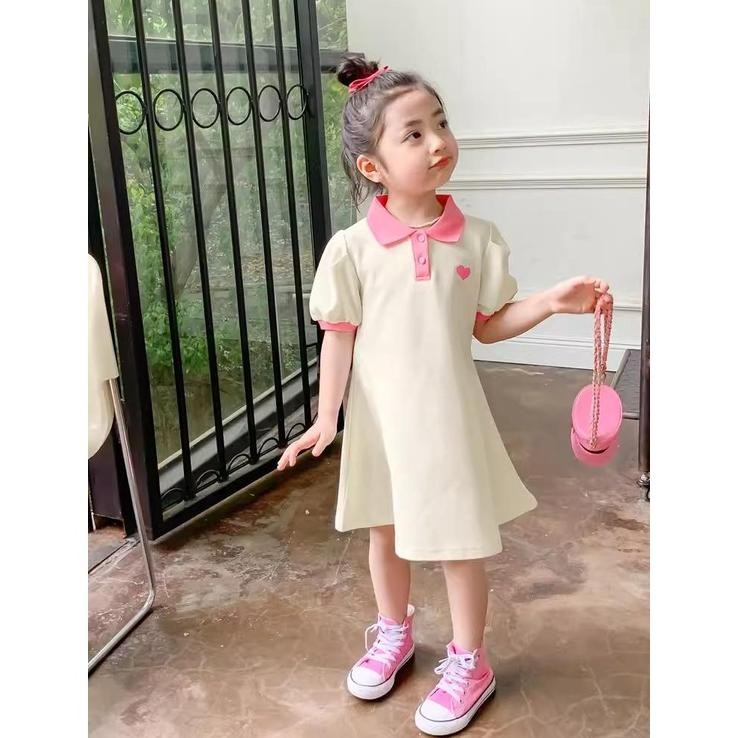 Najwa - Dress Anak Stella Bordir / Dress Santai 1048 READY STOCK