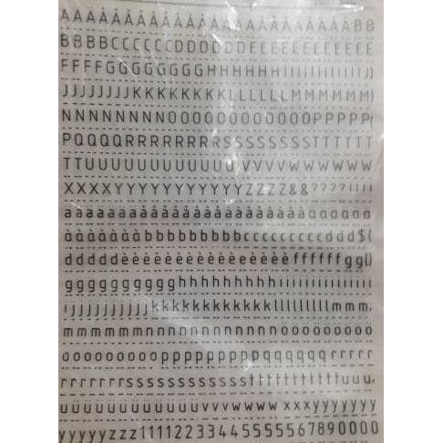 Grosir Rugos Huruf Tempel