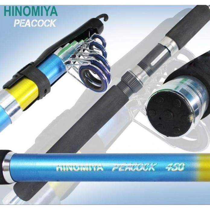 

Terlaris Joran Surf Hinomiya Peacock 400 450 500 Cm Pancing Pasiran