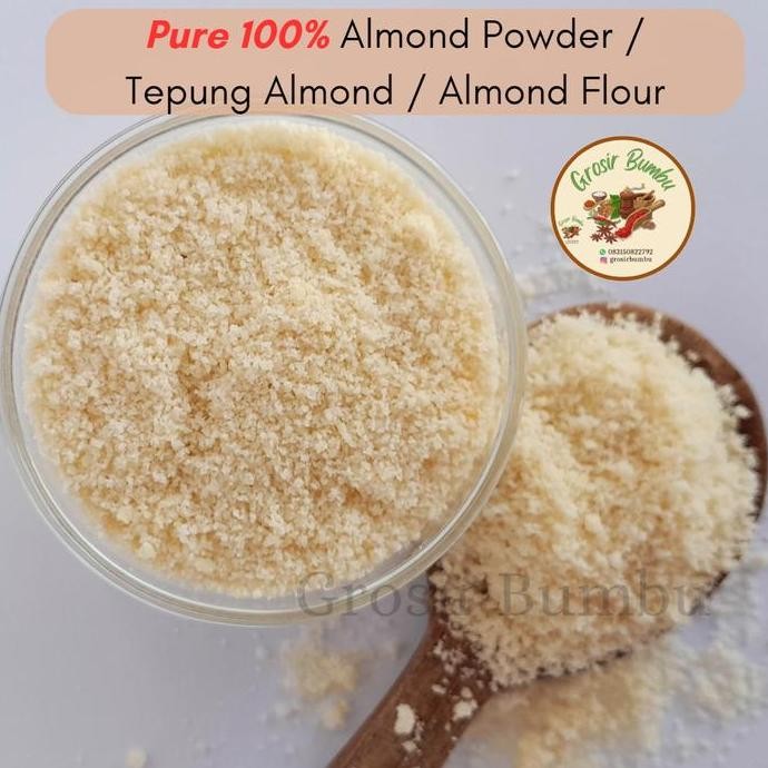 

Terlaris Ready Pure 100% Almond Powder 500Gram / Tepung Almond / Almond Flour