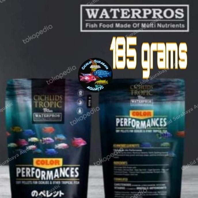 Terlaris Pelet Cichlid Waterpros Pump Performance 185G