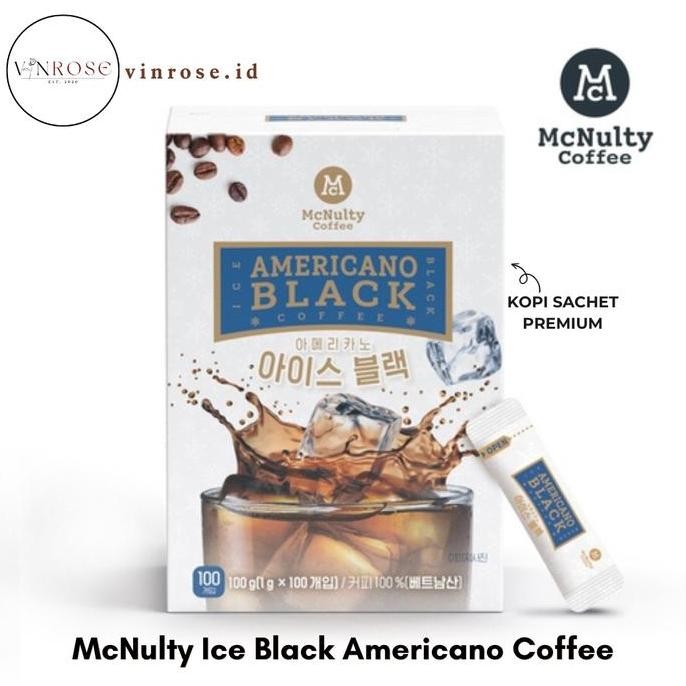 

Mcnulty Ice Black Americano Coffee Korea/ Kopi Sachet Premium