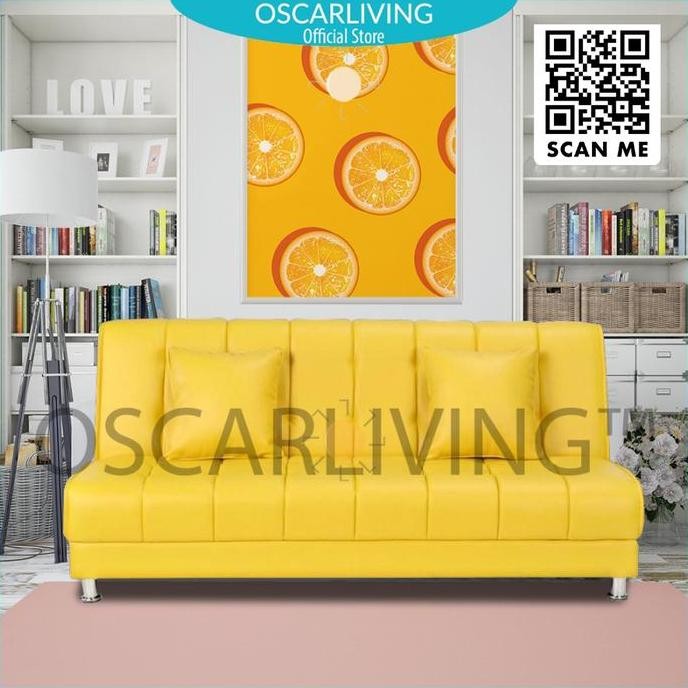 Terlaris Olc Valencia Sofa Bed - Kuning - Khusus Jabodetabek
