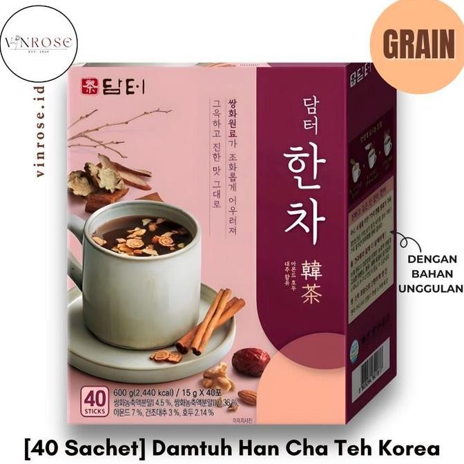 

Damtuh Han Cha Teh Korea/ Teh Herbal Korea/ Herbal Tea